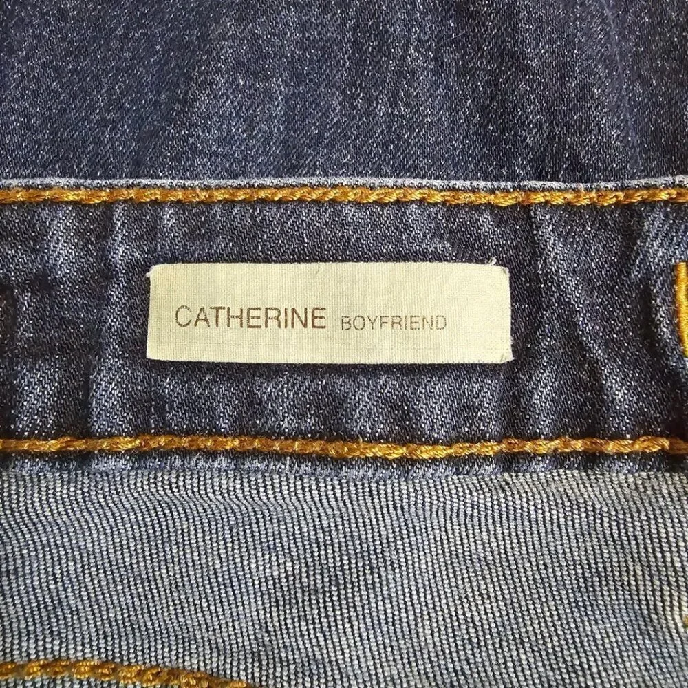 Kut from the Kloth Catherine Boyfriend Destructed Mid-Rise Jeans Sz 10 - Picture 7 of 10